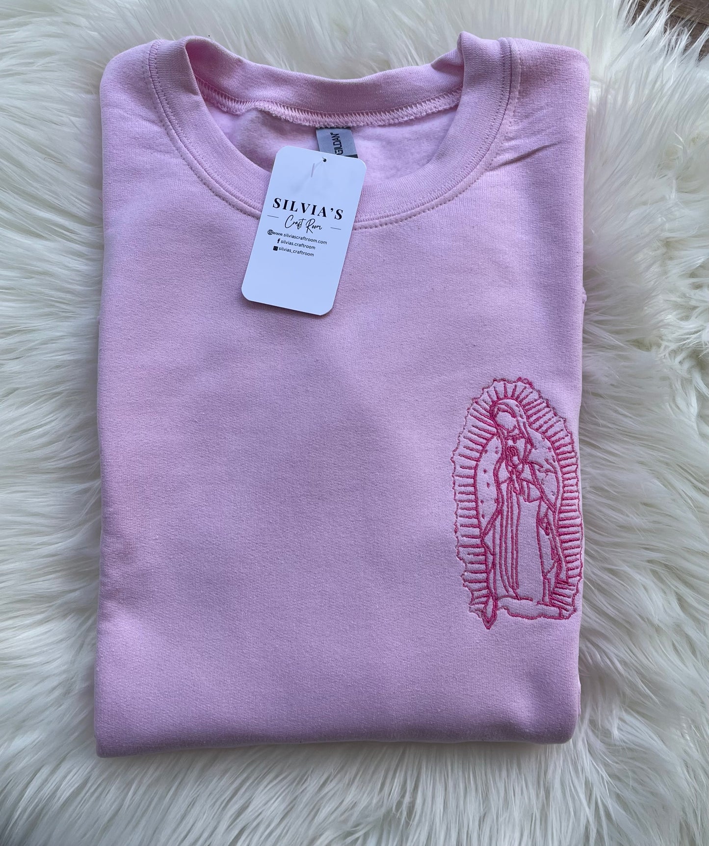 Virgencita Embroidered Sweatshirt