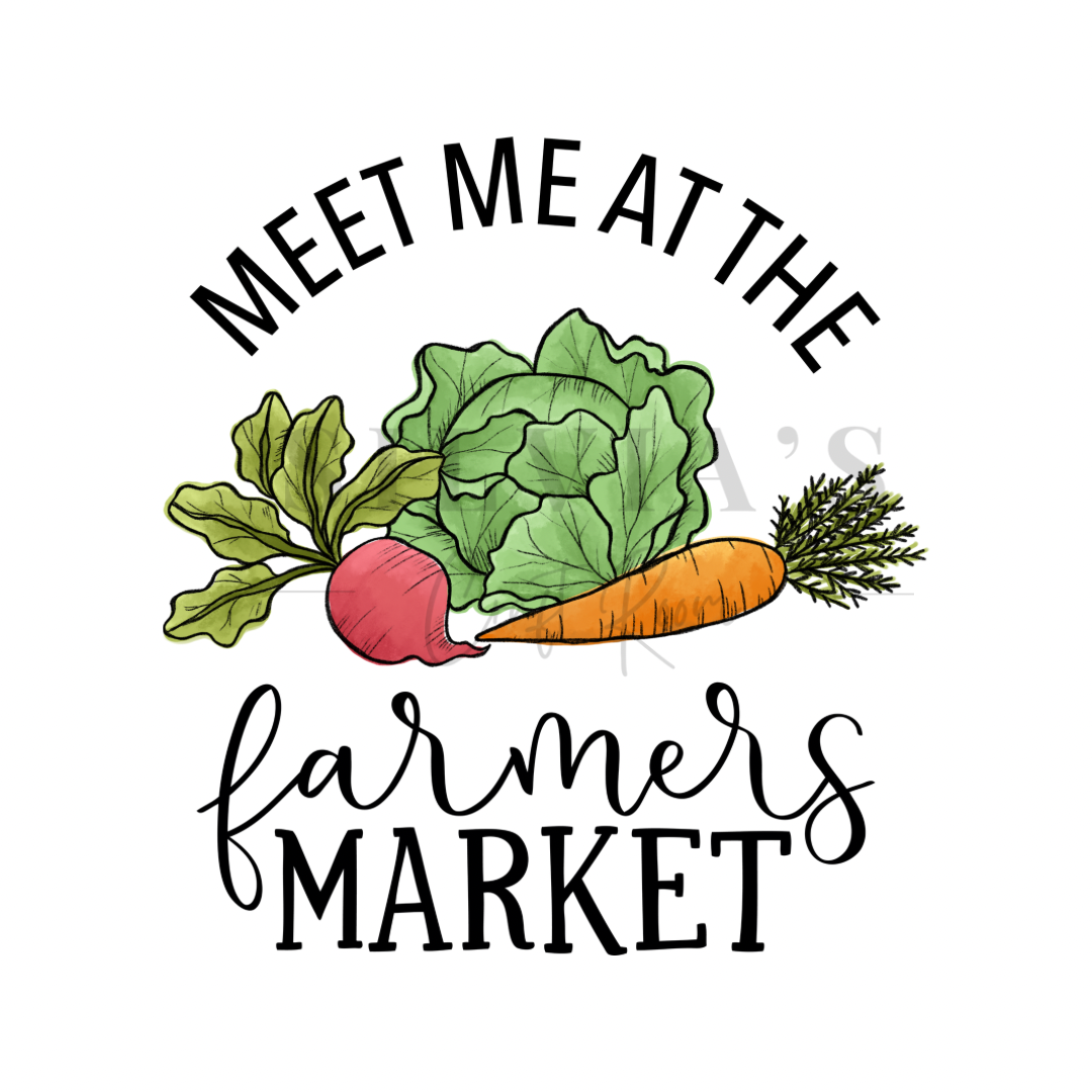 Farmers Market DTF Transfer