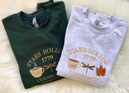 Stars Hollow Embroidered Sweatshirt