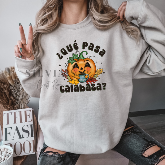 Que Pasa Calabaza DTF Transfer