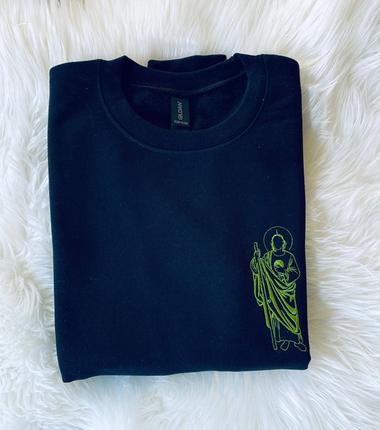 San Judas Embroidered Sweatshirt