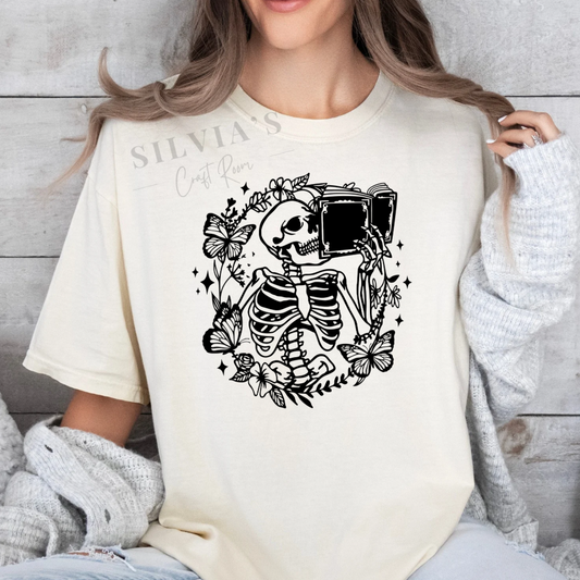 Reading Skeleton DTF Transfer
