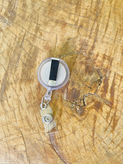 Flower Ghost Badge Reel